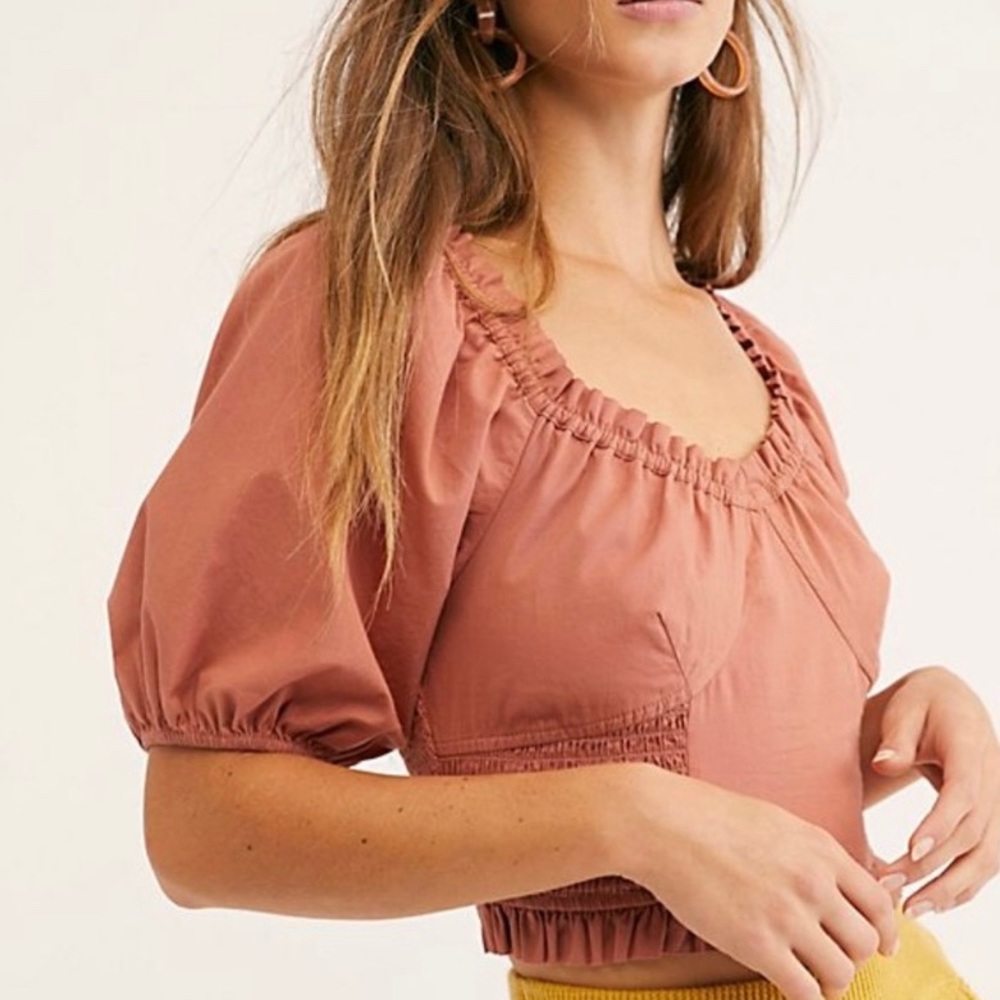 Free People Reaching for the Sun crop top